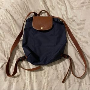 Longchamp Le Pliage Original Backpack - blue